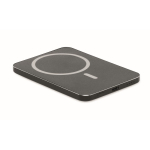 Powerbank magnético ultrafino de aluminio reciclado con cable 5.000mAh color negro