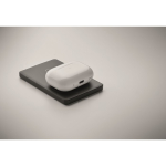 Powerbank magnético de aluminio reciclado con cable y anillo 5.000mAh color negro vista fotografía septima vista