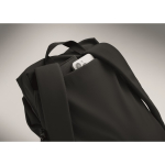 Mochila para portátil de nylon repelente al agua y compatible con 16” color negro vista fotografía sexta vista