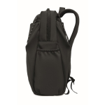Mochila para portátil de nylon repelente al agua y compatible con 16” color negro decima vista