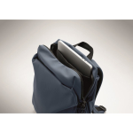 Mochila para portátil de nylon repelente al agua y compatible con 16” color negro mate vista fotografía tercera vista