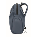Mochila para portátil de nylon repelente al agua y compatible con 16” color negro mate decima vista