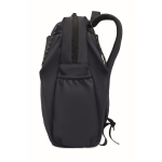 Mochila para portátil de nylon repelente al agua y compatible con 16” color azul marino decima vista