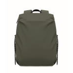 Mochila para portátil de nylon repelente al agua y compatible con 16” color verde oscuro septima vista