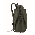 Mochila para portátil de nylon repelente al agua y compatible con 16” color verde oscuro octava vista