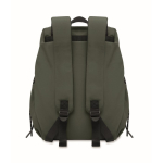 Mochila para portátil de nylon repelente al agua y compatible con 16” color verde oscuro novena vista