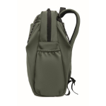 Mochila para portátil de nylon repelente al agua y compatible con 16” color verde oscuro decima vista