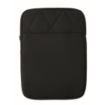 Funda para portátil de nylon acolchada con bolsillo frontal 15'' color negro