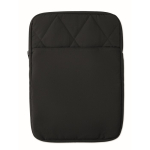 Funda para portátil de nylon acolchada con bolsillo frontal 15'' color negro