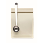 Cuchara medidora de acero inoxidable con clip de cierre 15ml color plateado sexta vista