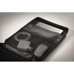 Mochila para portátil de RPET 600D con frontal rígido 15'' color negro vista fotografía