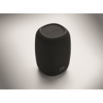Altavoz inalámbrico recargable con cable USB-C con potencia de 8W color negro vista fotografía tercera vista