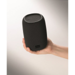 Altavoz inalámbrico recargable con cable USB-C con potencia de 8W color negro vista fotografía cuarta vista