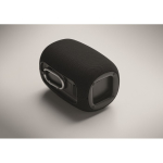 Altavoz inalámbrico recargable con cable USB-C con potencia de 8W color negro vista fotografía quinta vista
