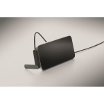 Cable de 1 metro tipo USB-C para carga y transferencia de datos 60W color negro vista fotografía tercera vista