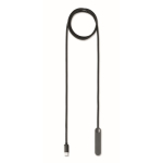 Cable de 1 metro tipo USB-C para carga y transferencia de datos 60W color negro octava vista