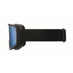 Gafas de esquí de lente espejada con protección UV400 y antirrayaduras color azul tercera vista