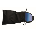 Gafas de esquí de lente espejada con protección UV400 y antirrayaduras color azul cuarta vista