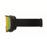 Gafas de esquí de lente espejada con protección UV400 y antirrayaduras color naranja tercera vista
