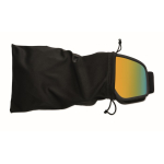 Gafas de esquí de lente espejada con protección UV400 y antirrayaduras color naranja cuarta vista