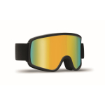Gafas de esquí de lente espejada con protección UV400 y antirrayaduras color naranja