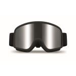 Gafas de esquí de lente espejada con protección UV400 y antirrayaduras color plateado brillante segunda vista