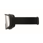 Gafas de esquí de lente espejada con protección UV400 y antirrayaduras color plateado brillante tercera vista