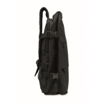 Mochila de cabina extensible de RPET 600D con múltiples bolsillos 20L color negro