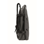 Mochila de cabina extensible de RPET 600D con múltiples bolsillos 20L color gris oscuro