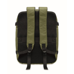 Mochila de cabina extensible de RPET 600D con múltiples bolsillos 20L color verde militar cuarta vista