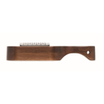 Rallador de queso de acero inoxidable y madera para un uso diario color madera