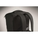 Mochila de viaje de RPET 600D con bolsa de vacío y bomba incluida 18L color negro vista fotografía sexta vista