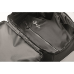 Mochila de viaje de RPET 600D con bolsa de vacío y bomba incluida 18L color negro vista fotografía