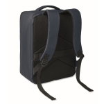Mochila de viaje de RPET 600D con bolsa de vacío y bomba incluida 18L color azul marino segunda vista