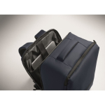 Mochila de viaje de RPET 600D con bolsa de vacío y bomba incluida 18L color azul marino vista fotografía quinta vista