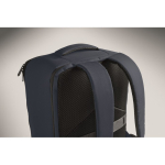 Mochila de viaje de RPET 600D con bolsa de vacío y bomba incluida 18L color azul marino vista fotografía sexta vista