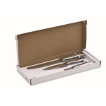 Set de 3 cuchillos de cocina de acero inoxidable para uso diario color plateado segunda vista