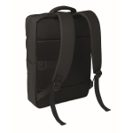 Mochila de RPET con revestimiento de PU para portátil de hasta 15'' color negro segunda vista