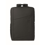 Mochila de RPET con revestimiento de PU para portátil de hasta 15'' color negro tercera vista
