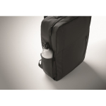 Mochila de RPET con revestimiento de PU para portátil de hasta 15'' color negro vista fotografía octava vista