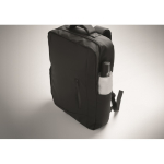 Mochila de RPET con revestimiento de PU para portátil de hasta 15'' color negro vista fotografía