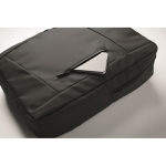 Mochila de RPET con revestimiento de PU para portátil de hasta 15'' color negro vista fotografía