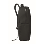 Mochila de RPET con revestimiento de PU para portátil de hasta 15'' color negro
