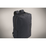 Mochila de RPET con revestimiento de PU para portátil de hasta 15'' color azul vista fotografía quinta vista