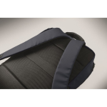 Mochila de RPET con revestimiento de PU para portátil de hasta 15'' color azul vista fotografía septima vista