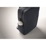 Mochila de RPET con revestimiento de PU para portátil de hasta 15'' color azul vista fotografía octava vista