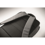 Mochila de RPET con revestimiento de PU para portátil de hasta 15'' color gris oscuro vista fotografía septima vista