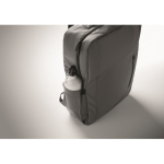 Mochila de RPET con revestimiento de PU para portátil de hasta 15'' color gris oscuro vista fotografía octava vista