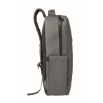 Mochila de RPET con revestimiento de PU para portátil de hasta 15'' color gris oscuro