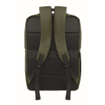 Mochila de RPET con revestimiento de PU para portátil de hasta 15'' color verde militar cuarta vista